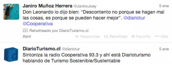 Twitter_DiarioTurismo_Turismo_sostenible